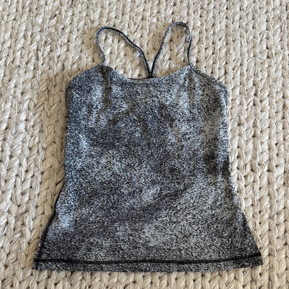 lululemon athletica Black and Gray Camisole